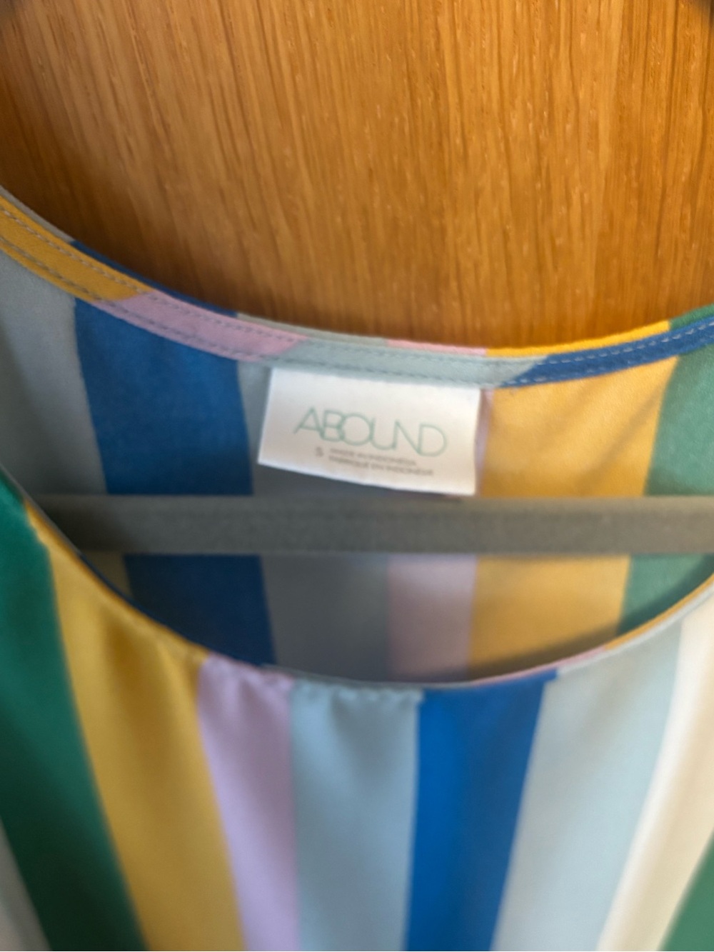 Abound Multicolor Vertical Stripe Tank Top - Picture 5 of 5